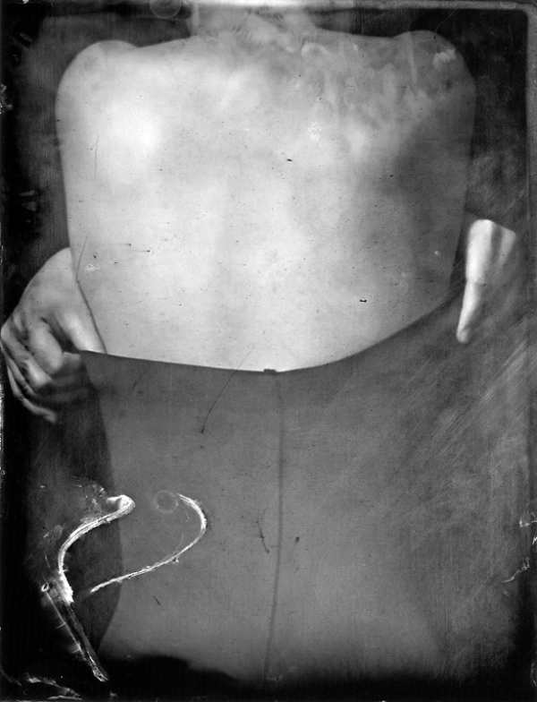 Renata Vogl scanned original ferrotype afterbody original size 13x10 cm