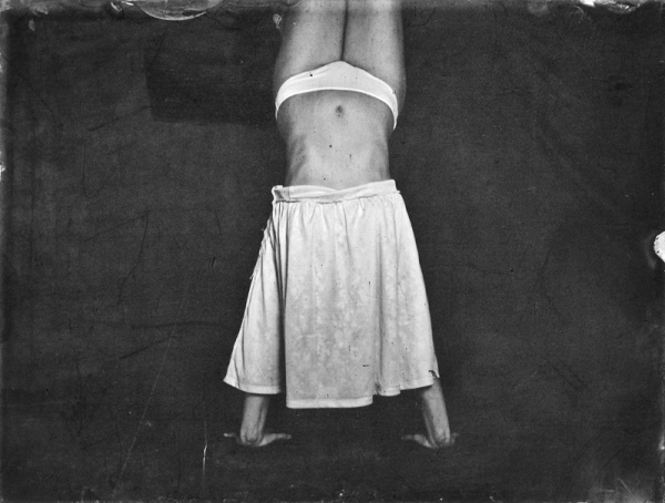 Renata Vogl scanned original ferrotype skirt  original size 13x10 cm